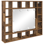 Casa si Gradina - Mobilier - Mobilier baie - Comode baie - Dulap cu oglinda Lemn vechi 91 x 15 x 76.5 cm Lemn compozit - Infinity.ro