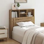 Casa si Gradina - Mobilier - Paturi si accesorii - Accesorii paturi - Tablie de pat Stejar inchis 75 cm Lemn compozit - Infinity.ro