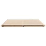 Casa si Gradina - Mobilier - Paturi si accesorii - Paturi - Cadru de pat de podea Maro 200 x 200 cm Lemn masiv de pin - Infinity.ro