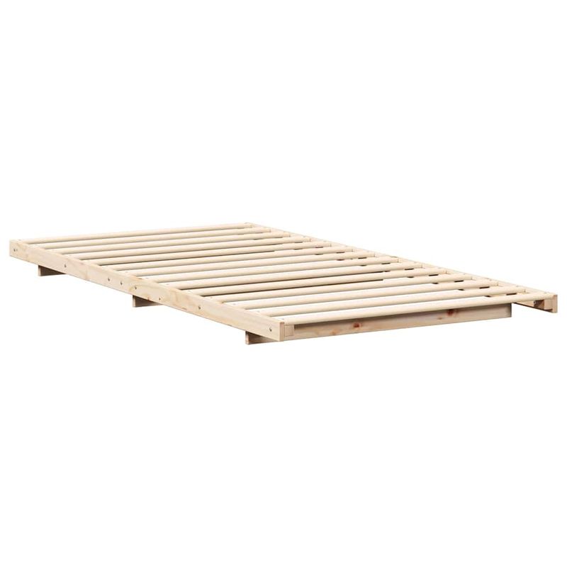 Casa si Gradina - Mobilier - Paturi si accesorii - Paturi - Cadru de pat de podea Maro 90 x 200 cm Lemn masiv de pin - Infinity.ro