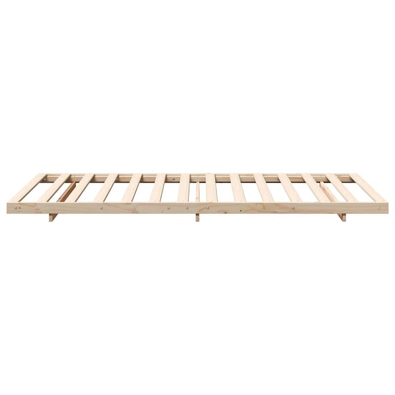 Casa si Gradina - Mobilier - Paturi si accesorii - Paturi - Cadru de pat de podea Maro 90 x 200 cm Lemn masiv de pin - Infinity.ro