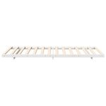 Casa si Gradina - Mobilier - Paturi si accesorii - Paturi - Cadru de pat de podea Alb 80 x 200 cm Lemn masiv de pin - Infinity.ro