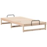 Casa si Gradina - Mobilier - Paturi si accesorii - Paturi - Cadru de pat cu maneri de transport Maro 100 x 200 cm - Infinity.ro
