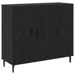 Casa si Gradina - Mobilier - Comode si corpuri - Comode - Bufet cu depozitare cu usa Negru 90 x 34 x 80 cm Lemn compozit - Infinity.ro