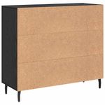 Casa si Gradina - Mobilier - Comode si corpuri - Comode - Bufet cu depozitare cu usa Negru 90 x 34 x 80 cm Lemn compozit - Infinity.ro