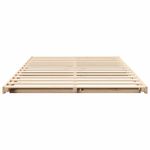 Casa si Gradina - Mobilier - Paturi si accesorii - Paturi - Cadru de pat de podea Maro 135 x 190 cm Lemn masiv de pin - Infinity.ro