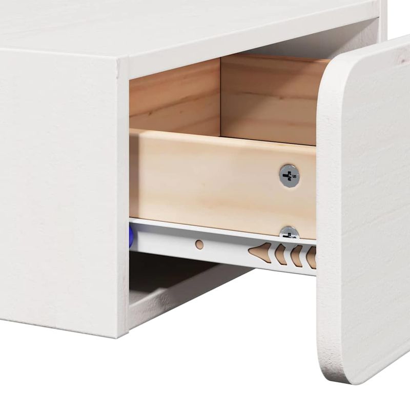 Casa si Gradina - Mobilier - Comode si corpuri - Noptiere - Noptiera Montata pe Perete cu sertar Pe perete Alb 39 x 34 x 16.5 cm - Infinity.ro