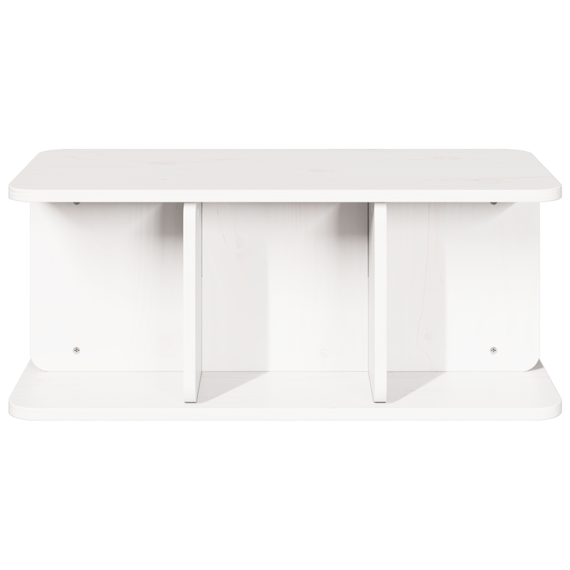 Casa si Gradina - Mobilier - Mese si birouri - Masute de cafea - Masa de cafea Alb 80 x 39.5 x 33.5 cm Lemn de brad solid - Infinity.ro