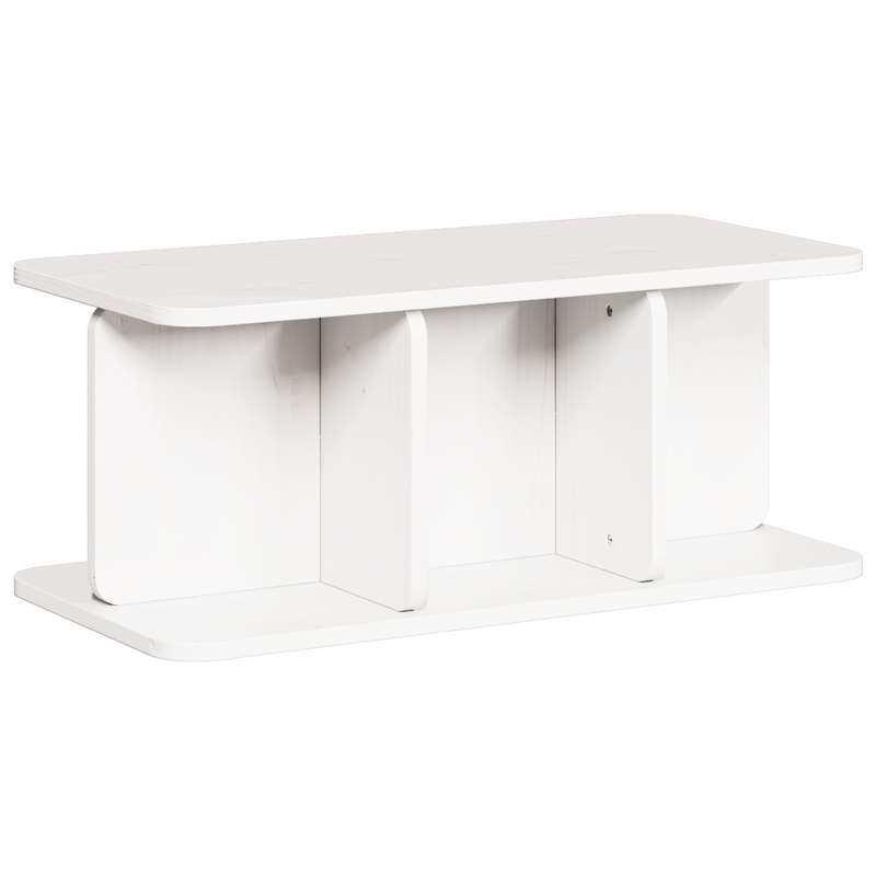 Casa si Gradina - Mobilier - Mese si birouri - Masute de cafea - Masa de cafea Alb 80 x 39.5 x 33.5 cm Lemn de brad solid - Infinity.ro