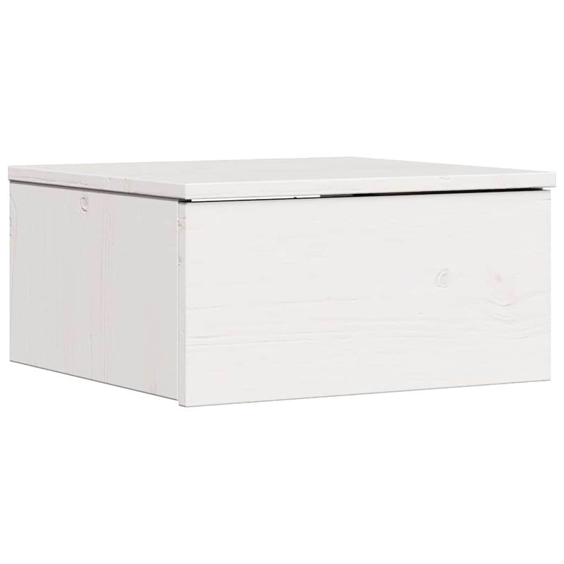 Casa si Gradina - Mobilier - Comode si corpuri - Noptiere - Noptiera Montata pe Perete cu sertar Pe perete Alb 37 x 35 x 18.5 cm - Infinity.ro