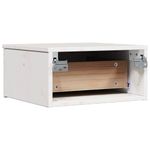 Casa si Gradina - Mobilier - Comode si corpuri - Noptiere - Noptiera Montata pe Perete cu sertar Pe perete Alb 37 x 35 x 18.5 cm - Infinity.ro