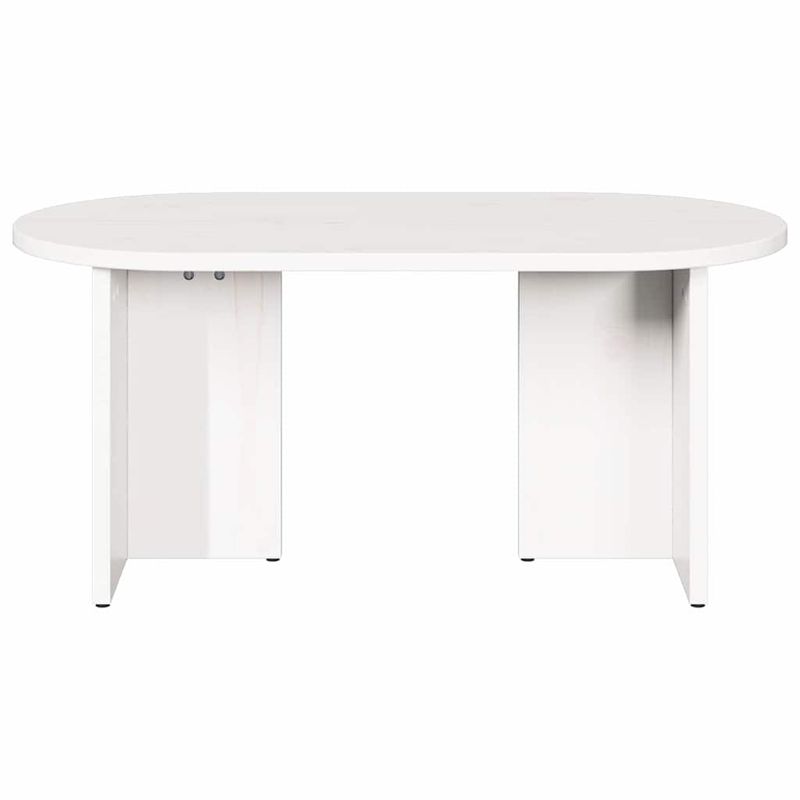 Casa si Gradina - Mobilier - Mese si birouri - Masute de cafea - Masa de cafea Alb 80 x 39.5 x 35 cm Lemn de brad solid - Infinity.ro