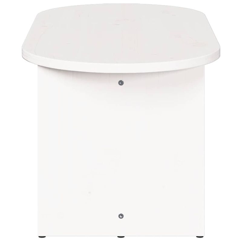 Casa si Gradina - Mobilier - Mese si birouri - Masute de cafea - Masa de cafea Alb 80 x 39.5 x 35 cm Lemn de brad solid - Infinity.ro