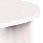 Casa si Gradina - Mobilier - Mese si birouri - Masute de cafea - Masa de cafea Alb 80 x 39.5 x 35 cm Lemn de brad solid - Infinity.ro