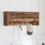 Casa si Gradina - Mobilier - Biblioteci si rafturi - Rafturi - Racator de paltoane montat pe perete Lemn vechi 80 x 20 x 30 cm - Infinity.ro