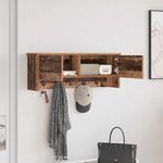 Casa si Gradina - Mobilier - Biblioteci si rafturi - Rafturi - Racator de paltoane montat pe perete Lemn vechi 80 x 20 x 30 cm - Infinity.ro