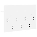 Casa si Gradina - Mobilier - Biblioteci si rafturi - Rafturi - Racator de paltoane montat pe perete Alb 60 x 40 x 12 cm - Infinity.ro