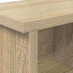 Casa si Gradina - Mobilier - Biblioteci si rafturi - Rafturi - Racator de paltoane montat pe perete cu raft Pe perete Stejar sonoma - Infinity.ro