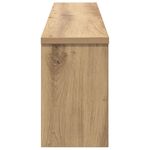 Casa si Gradina - Mobilier - Biblioteci si rafturi - Rafturi - Racator de paltoane montat pe perete cu raft Pe perete stejar artizanal - Infinity.ro