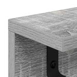 Casa si Gradina - Mobilier - Biblioteci si rafturi - Rafturi - Racator de paltoane montat pe perete cu raft Pe perete sonoma gri - Infinity.ro