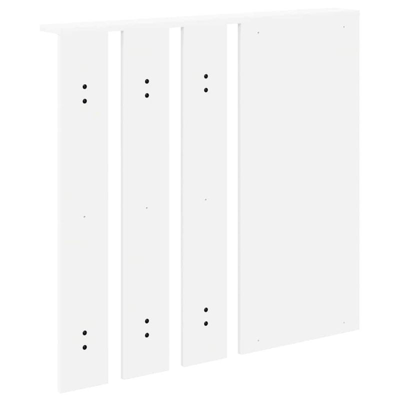 Casa si Gradina - Mobilier - Biblioteci si rafturi - Rafturi - Racator de paltoane montat pe perete Alb 84 x 10 x 80 cm - Infinity.ro