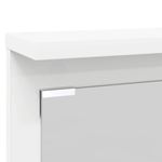 Casa si Gradina - Mobilier - Biblioteci si rafturi - Rafturi - Racator de paltoane montat pe perete Alb 84 x 10 x 80 cm - Infinity.ro