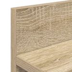 Casa si Gradina - Mobilier - Biblioteci si rafturi - Rafturi - Racator de paltoane montat pe perete cu raft Pe perete Stejar sonoma - Infinity.ro