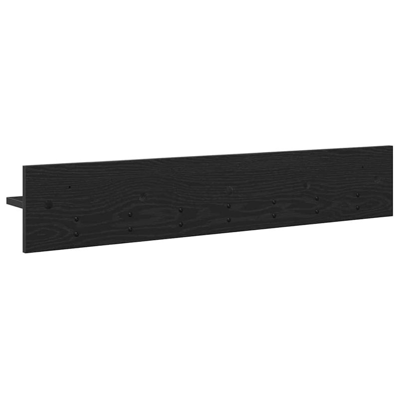 Casa si Gradina - Mobilier - Biblioteci si rafturi - Rafturi - Racator de paltoane montat pe perete cu raft Pe perete Stejar negru - Infinity.ro