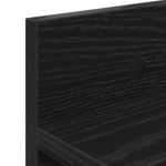 Casa si Gradina - Mobilier - Biblioteci si rafturi - Rafturi - Racator de paltoane montat pe perete cu raft Pe perete Stejar negru - Infinity.ro