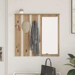 Casa si Gradina - Mobilier - Biblioteci si rafturi - Rafturi - Racator de paltoane montat pe perete cu raft Pe perete stejar artizanal - Infinity.ro