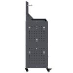 Casa si Gradina - Constructii - Depozitare, transport si protectie - Organizatoare si cutii scule - Carucior pentru unelte cu raft cu roata cu depozitare Manual Antracit 65 x 35 x 111 cm - Infinity.ro