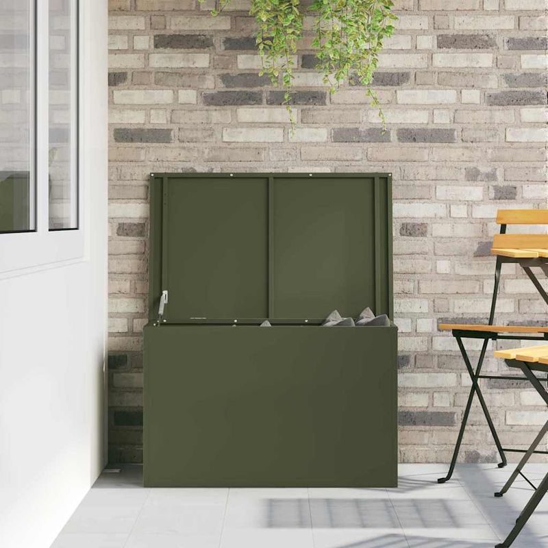 Casa si Gradina - Mobilier - Organizare si depozitare - Cutii depozitare - Cutie de depozitare exterioara Olivengrønn 80 x 50.5 x 50 cm - Infinity.ro