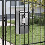 Casa si Gradina - Constructii - Depozitare, transport si protectie - Cutii postale - cutie postala Negru 30 x 23 x 55 cm Otel inoxidabil - Infinity.ro