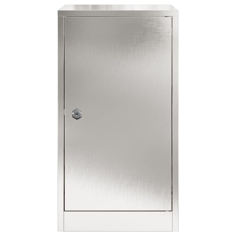 Casa si Gradina - Constructii - Depozitare, transport si protectie - Cutii postale - cutie postala Negru 30 x 23 x 55 cm Otel inoxidabil - Infinity.ro