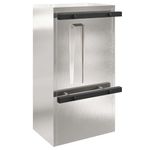 Casa si Gradina - Constructii - Depozitare, transport si protectie - Cutii postale - cutie postala Negru 30 x 23 x 55 cm Otel inoxidabil - Infinity.ro