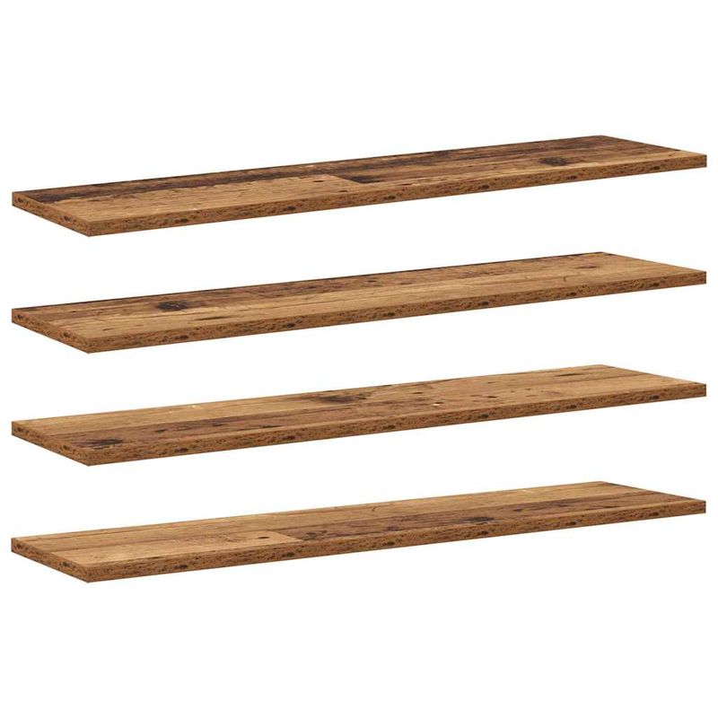 Casa si Gradina - Mobilier - Biblioteci si rafturi - Rafturi - Placa Raft pentru Carti cu raft 4 pcs Maro 100 x 40 x 1.5cm PAL - Infinity.ro