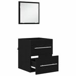 Casa si Gradina - Mobilier - Mobilier baie - Comode baie - Dulap de Baie Stejar negru 41 x 38.5 x 48 cm Lemn compozit - Infinity.ro