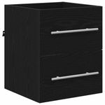 Casa si Gradina - Mobilier - Mobilier baie - Comode baie - Dulap de Baie Stejar negru 41 x 38.5 x 48 cm Lemn compozit - Infinity.ro