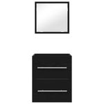 Casa si Gradina - Mobilier - Mobilier baie - Comode baie - Dulap de Baie Stejar negru 41 x 38.5 x 48 cm Lemn compozit - Infinity.ro