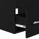 Casa si Gradina - Mobilier - Mobilier baie - Comode baie - Dulap de Baie Stejar negru 41 x 38.5 x 48 cm Lemn compozit - Infinity.ro