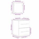 Casa si Gradina - Mobilier - Mobilier baie - Comode baie - Dulap de Baie Stejar negru 41 x 38.5 x 48 cm Lemn compozit - Infinity.ro
