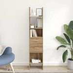 Casa si Gradina - Mobilier - Biblioteci si rafturi - Biblioteci - Dulap pentru carti stejar artizanal 40 x 35 x 180 cm - Infinity.ro
