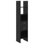 Casa si Gradina - Mobilier - Biblioteci si rafturi - Biblioteci - Dulap pentru carti Stejar negru 40 x 35 x 180 cm Lemn compozit - Infinity.ro