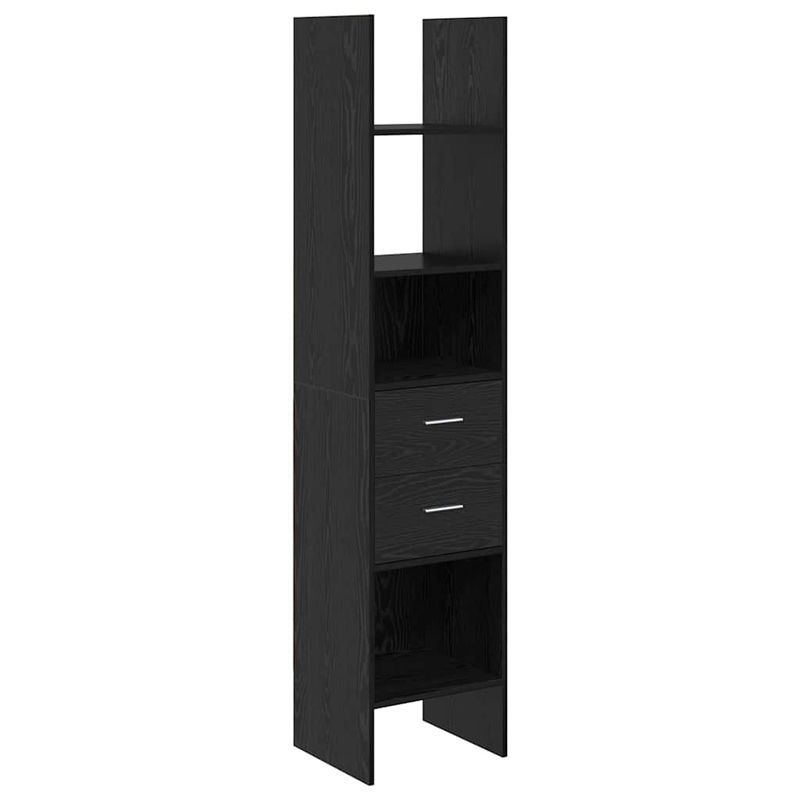 Casa si Gradina - Mobilier - Biblioteci si rafturi - Biblioteci - Dulap pentru carti Stejar negru 40 x 35 x 180 cm Lemn compozit - Infinity.ro