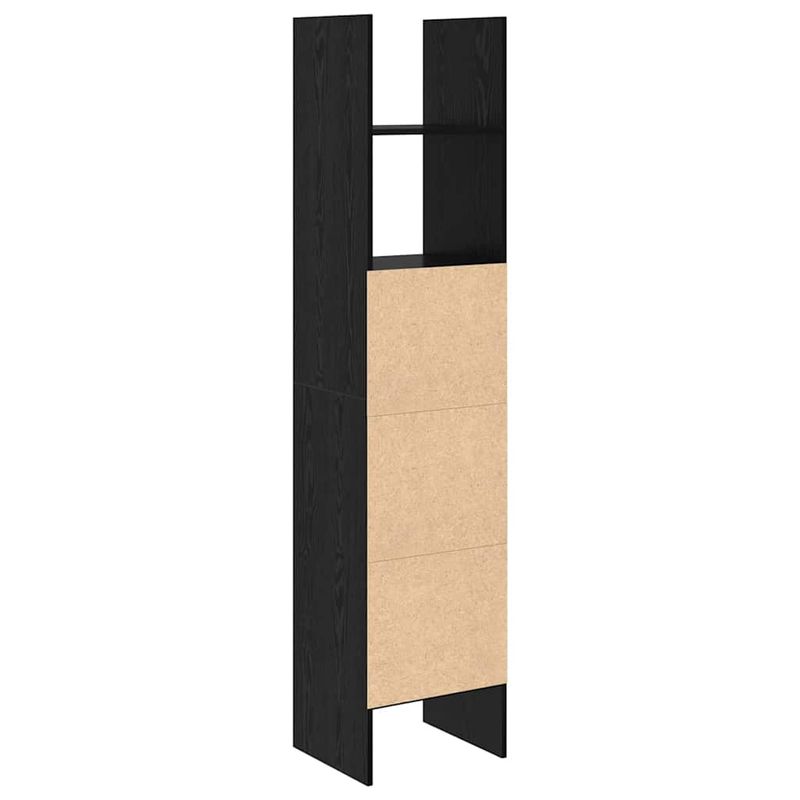 Casa si Gradina - Mobilier - Biblioteci si rafturi - Biblioteci - Dulap pentru carti Stejar negru 40 x 35 x 180 cm Lemn compozit - Infinity.ro