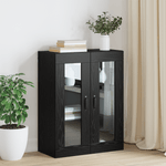 Casa si Gradina - Mobilier - Comode si corpuri - Comode - Dulap de perete suspendat Negru 69.5 x 34 x 90 cm Lemn compozit - Infinity.ro