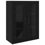 Casa si Gradina - Mobilier - Comode si corpuri - Comode - Dulap de perete suspendat Negru 69.5 x 34 x 90 cm Lemn compozit - Infinity.ro