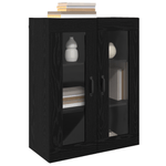 Casa si Gradina - Mobilier - Comode si corpuri - Comode - Dulap de perete suspendat Negru 69.5 x 34 x 90 cm Lemn compozit - Infinity.ro