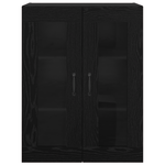 Casa si Gradina - Mobilier - Comode si corpuri - Comode - Dulap de perete suspendat Negru 69.5 x 34 x 90 cm Lemn compozit - Infinity.ro