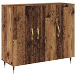Casa si Gradina - Mobilier - Comode si corpuri - Comode - Bufet cu depozitare cu usa Maro 90 x 34 x 80 cm Lemn compozit - Infinity.ro